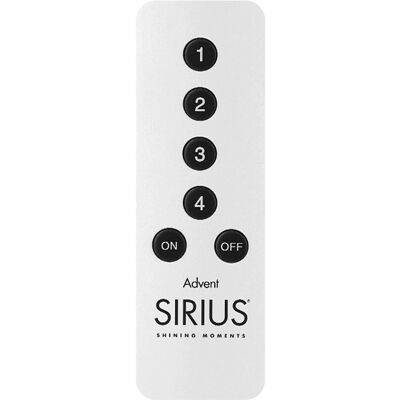 Sirius Home Remote Control Advent ONE SIZE WHITE ONE SIZE Sirius Home Remote Control Advent ONE SIZE WHITE ONE SIZE