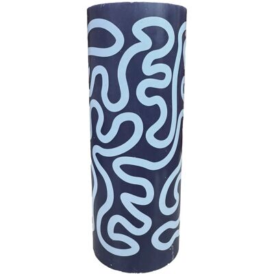 Studio About Pillar Candle, Dark Blue/Light Blue Ø 7.8 CM DARK BLUE/LIGHT BLUE Ø 7.8 CM Studio About Pillar Candle, Dark Blue/Light Blue Ø 7.8 CM DARK BLUE/LIGHT BLUE Ø 7.8 CM