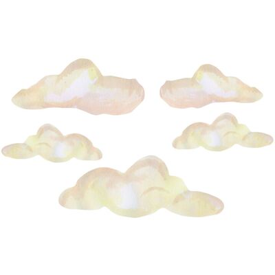 That's Write Wall Sticker Clouds 5 Pcs. ONE SIZE MULTICOLOR ONE SIZE That's Write Wall Sticker Clouds 5 Pcs. ONE SIZE MULTICOLOR ONE SIZE