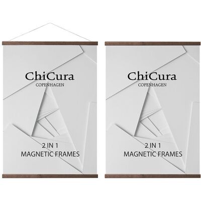 ChiCura 2 In 1 Magnetic Frame 61 cm BROWN 61 cm ChiCura 2 In 1 Magnetic Frame 61 cm BROWN 61 cm