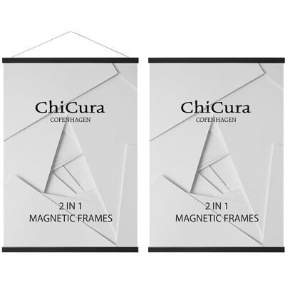 ChiCura 2 In 1 Magnetic Frame 51 cm BLACK 51 cm ChiCura 2 In 1 Magnetic Frame 51 cm BLACK 51 cm