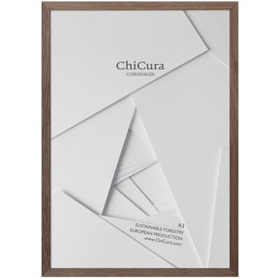 ChiCura Wooden Frame - A3 - Glass 29.7X42CM BROWN 29.7X42CM ChiCura Wooden Frame - A3 - Glass 29.7X42CM BROWN 29.7X42CM