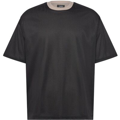 7 DAYS Active Mesh Cotton Tee S 835 SILVER GRAY S 7 DAYS Active Mesh Cotton Tee S 835 SILVER GRAY S