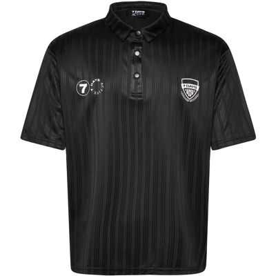 7 DAYS Active Soccer Polo Shirt M 001 BLACK M 7 DAYS Active Soccer Polo Shirt M 001 BLACK M
