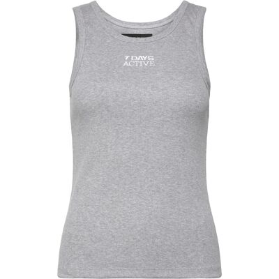 7 DAYS Active Tank Top L 022 HEATHER GREY L 7 DAYS Active Tank Top L 022 HEATHER GREY L