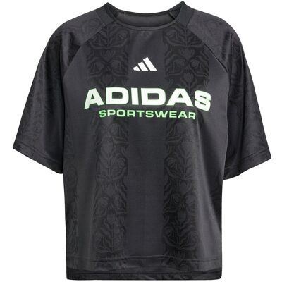 adidas Sportswear W Tiro Q3 Tee S BLACK/WHITE S adidas Sportswear W Tiro Q3 Tee S BLACK/WHITE S