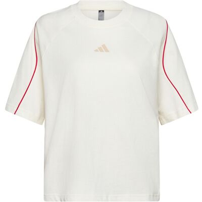 adidas Sportswear W Stadium Tee S OWHITE/PURRUB/CRLI S adidas Sportswear W Stadium Tee S OWHITE/PURRUB/CRLI S
