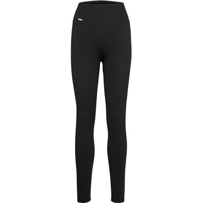Aim'n Svarta ribbade sömlösa tights - Kvinnor - Medium Aim'n Svarta ribbade sömlösa tights - Kvinnor - Medium
