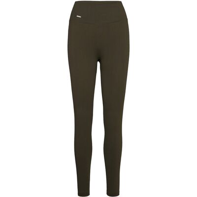 aim´n Khaki Ribbed Seamless Tights S KHAKI S aim´n Khaki Ribbed Seamless Tights S KHAKI S