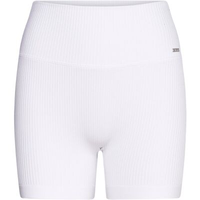 aim´n Ribbed Seamless Midi Biker Shorts L WHITE L aim´n Ribbed Seamless Midi Biker Shorts L WHITE L