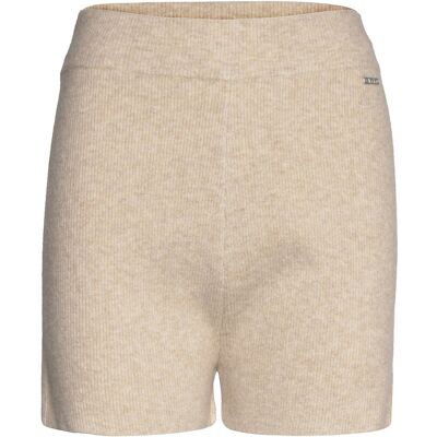 aim´n Beige Soft Knit Shorts S OAT WHITE S aim´n Beige Soft Knit Shorts S OAT WHITE S