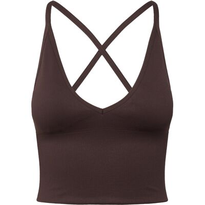 aim´n Shape Seamless Cross Back Bralette S CHOCOLATE S aim´n Shape Seamless Cross Back Bralette S CHOCOLATE S