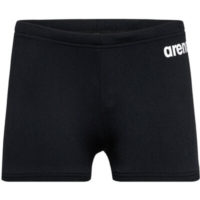 Arena Boy's Team Swim Short Solid 128 BLACK-WHITE 128 Arena Boy's Team Swim Short Solid 128 BLACK-WHITE 128
