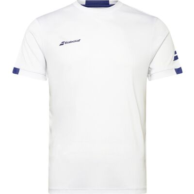 Babolat Play Crew Neck Tee Men M WHITE/WHITE M Babolat Play Crew Neck Tee Men M WHITE/WHITE M