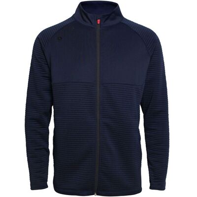 BACKTEE Mens Waffel Midlayer Cardigan S NAVY S BACKTEE Mens Waffel Midlayer Cardigan S NAVY S