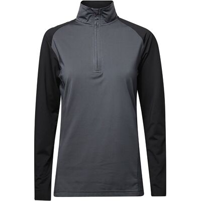 BACKTEE Ladies Zipneck Baselayer XXL ASPHALT XXL BACKTEE Ladies Zipneck Baselayer XXL ASPHALT XXL