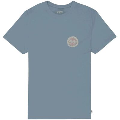 Billabong Crayon Wave Ss 152 WASHED BLUE 152 Billabong Crayon Wave Ss 152 WASHED BLUE 152