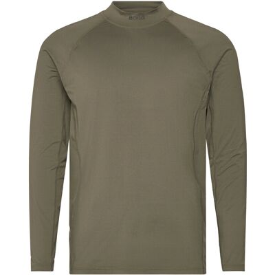 Björn Borg Borg Mock Neck Ls T-Shirt S DUSTY OLIVE S Björn Borg Borg Mock Neck Ls T-Shirt S DUSTY OLIVE S