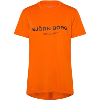 Björn Borg Borg Sport T-Shirt S RED ORANGE S Björn Borg Borg Sport T-Shirt S RED ORANGE S