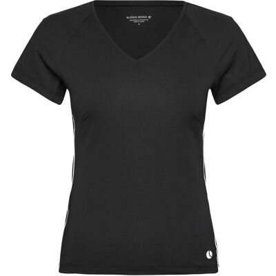 Björn Borg Ace V-Neck T-Shirt M BLACK BEAUTY M Björn Borg Ace V-Neck T-Shirt M BLACK BEAUTY M