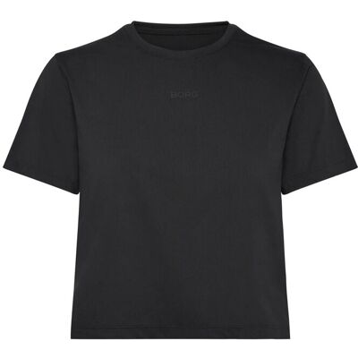 Björn Borg Borg Cropped T-Shirt XL BLACK BEAUTY XL Björn Borg Borg Cropped T-Shirt XL BLACK BEAUTY XL
