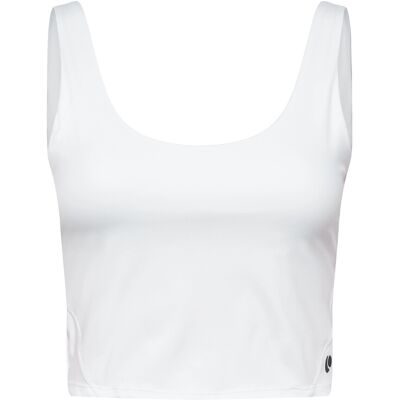 Björn Borg Ace 2 In 1 Cropped Tank L BRILLIANT WHITE L Björn Borg Ace 2 In 1 Cropped Tank L BRILLIANT WHITE L