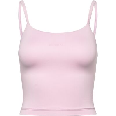Björn Borg Studio Soft Cropped Tank Top XL PINK LADY XL Björn Borg Studio Soft Cropped Tank Top XL PINK LADY XL