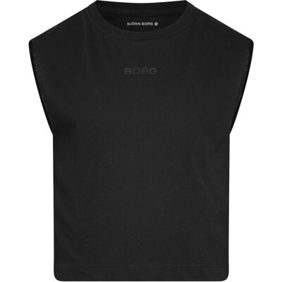 Björn Borg Borg Cropped Tank Top 170 BLACK BEAUTY 170 Björn Borg Borg Cropped Tank Top 170 BLACK BEAUTY 170