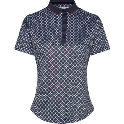 Callaway Mini Geo Floral Polo S PEACOAT S Callaway Mini Geo Floral Polo S PEACOAT S