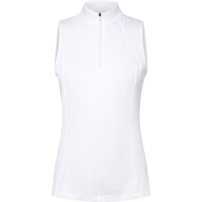 Callaway Ribbed Sleeveless Golf Polo XL BRILLIANT WHITE XL Callaway Ribbed Sleeveless Golf Polo XL BRILLIANT WHITE XL