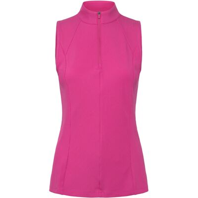 Callaway Ribbed Sleeveless Golf Polo M FUCHSIA PURPLE M Callaway Ribbed Sleeveless Golf Polo M FUCHSIA PURPLE M