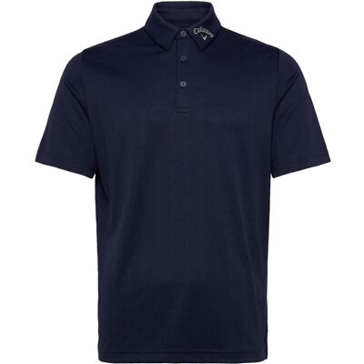 Callaway Odyssey Block Polo Ventialted Jacquard Polo M PEACOAT M Callaway Odyssey Block Polo Ventialted Jacquard Polo M PEACOAT M