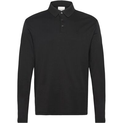 Calvin Ls Supima Cotton Solid Polo S BLACK S Calvin Ls Supima Cotton Solid Polo S BLACK S
