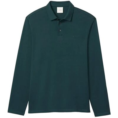 Calvin Ls Supima Cotton Solid Polo S MAGICAL FOREST S Calvin Ls Supima Cotton Solid Polo S MAGICAL FOREST S
