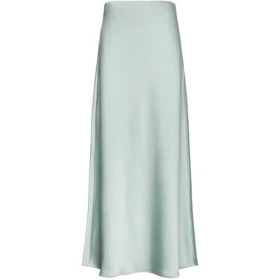 Calvin Shine Satin Maxi Skirt L PALE MEADOW L Calvin Shine Satin Maxi Skirt L PALE MEADOW L