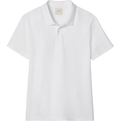 Calvin Ss Slim Refined Pique Polo XL BRIGHT WHITE XL Calvin Ss Slim Refined Pique Polo XL BRIGHT WHITE XL