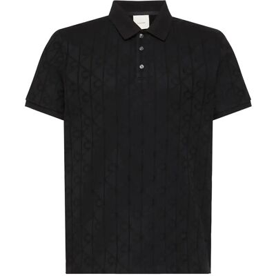 Calvin Ss Dbl Mercerized Emblem Jacquar S BLACK S Calvin Ss Dbl Mercerized Emblem Jacquar S BLACK S