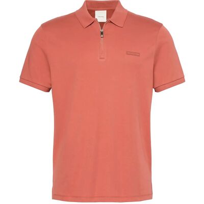 Calvin Ss Slim Supima Zip Polo M FADED FLOWER M Calvin Ss Slim Supima Zip Polo M FADED FLOWER M
