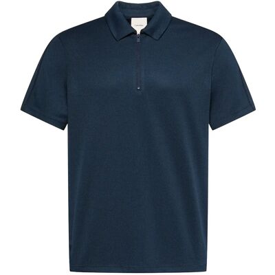 Calvin Ss Slim Stretch Mesh Pique Polo S DARK SAPPHIRE S Calvin Ss Slim Stretch Mesh Pique Polo S DARK SAPPHIRE S