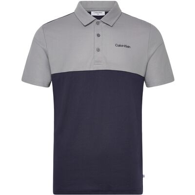 Calvin Jack Colour Block Polo S NVY-SIL S Calvin Jack Colour Block Polo S NVY-SIL S