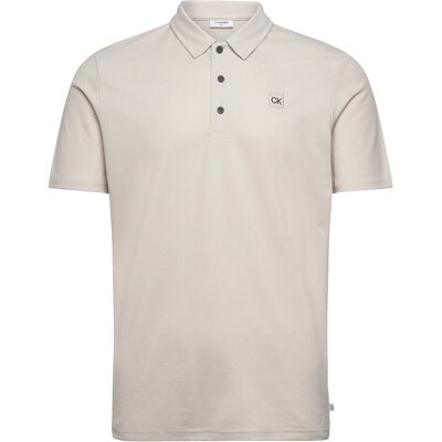 Calvin Jackson Badge Polo S OATMEAL S Calvin Jackson Badge Polo S OATMEAL S