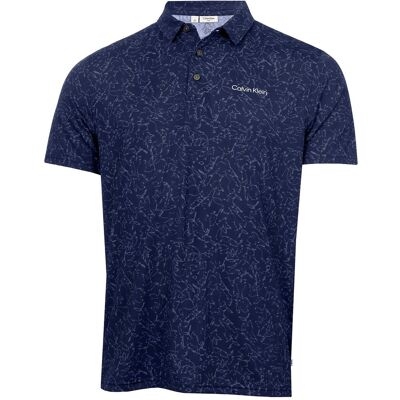 Calvin Springs Printed Polo S NVY S Calvin Springs Printed Polo S NVY S