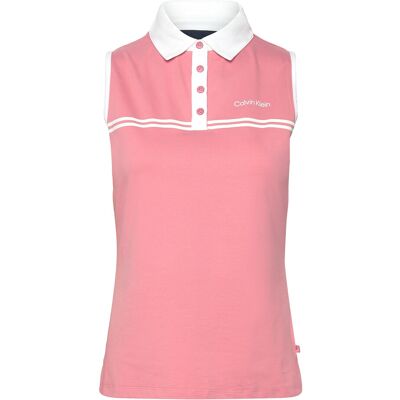 Calvin Bellevue S/Less Polo XS POWDER PINK XS Calvin Bellevue S/Less Polo XS POWDER PINK XS
