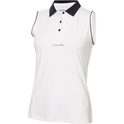 Calvin Manelle S/Less Polo XXL WHITE XXL Calvin Manelle S/Less Polo XXL WHITE XXL