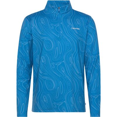 Calvin Printed Newport Half Zip XXL SAPHIRE XXL Calvin Printed Newport Half Zip XXL SAPHIRE XXL