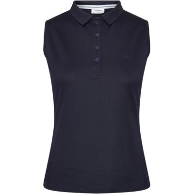 Calvin S/Less Peformance Cotton Pique Polo L NAVY L Calvin S/Less Peformance Cotton Pique Polo L NAVY L