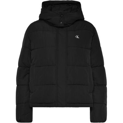 Calvin Matte Monologo Mw Short Puffer XS BLACK XS Calvin Matte Monologo Mw Short Puffer XS BLACK XS