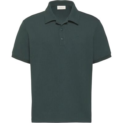 Calvin Ss Easy Micro Waffle Camp Polo L DARK TEAL L Calvin Ss Easy Micro Waffle Camp Polo L DARK TEAL L