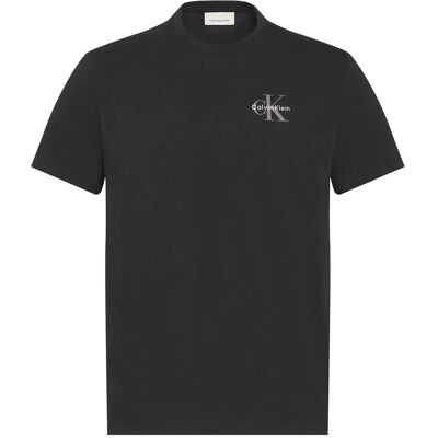 Calvin Ss 30S Jersey Classic Micro Mono L BLACK L Calvin Ss 30S Jersey Classic Micro Mono L BLACK L
