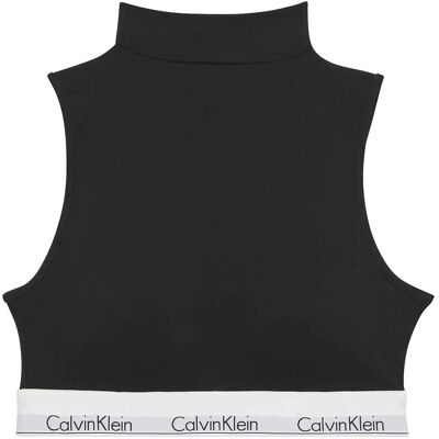 Calvin Lightly Lined Mockneck Bralette XS BLACK XS Calvin Lightly Lined Mockneck Bralette XS BLACK XS
